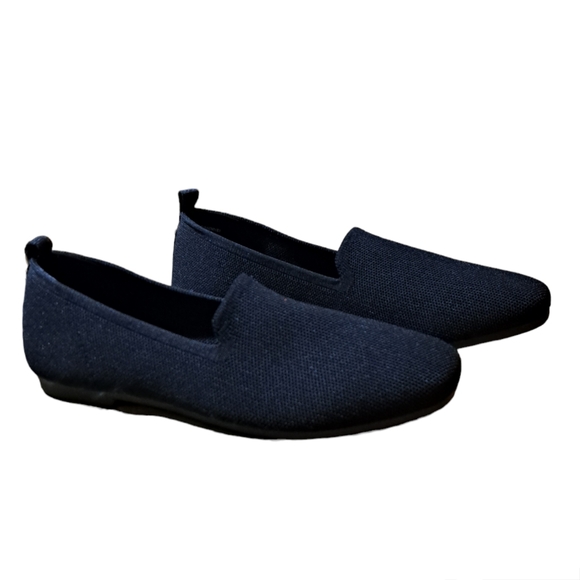 STEVE MADDEN Raine Knit Black Fabric Loafers Flats Size 7.5 - Picture 15 of 16